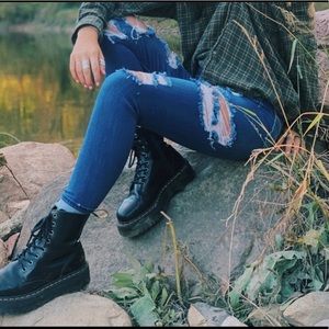 American eagle high waisted jeans